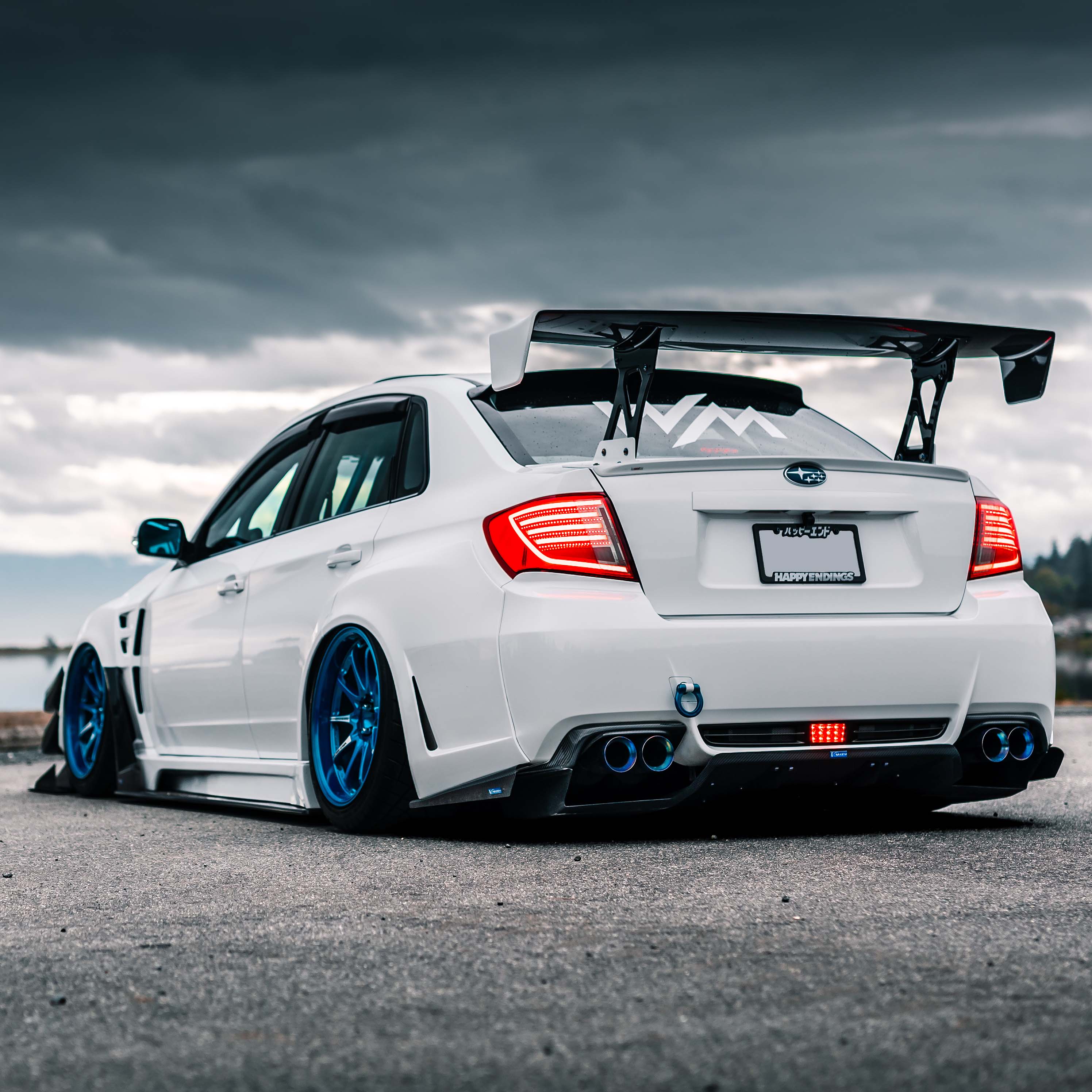 License Plate Frame - White Lettering (Black Frame) - Image 6