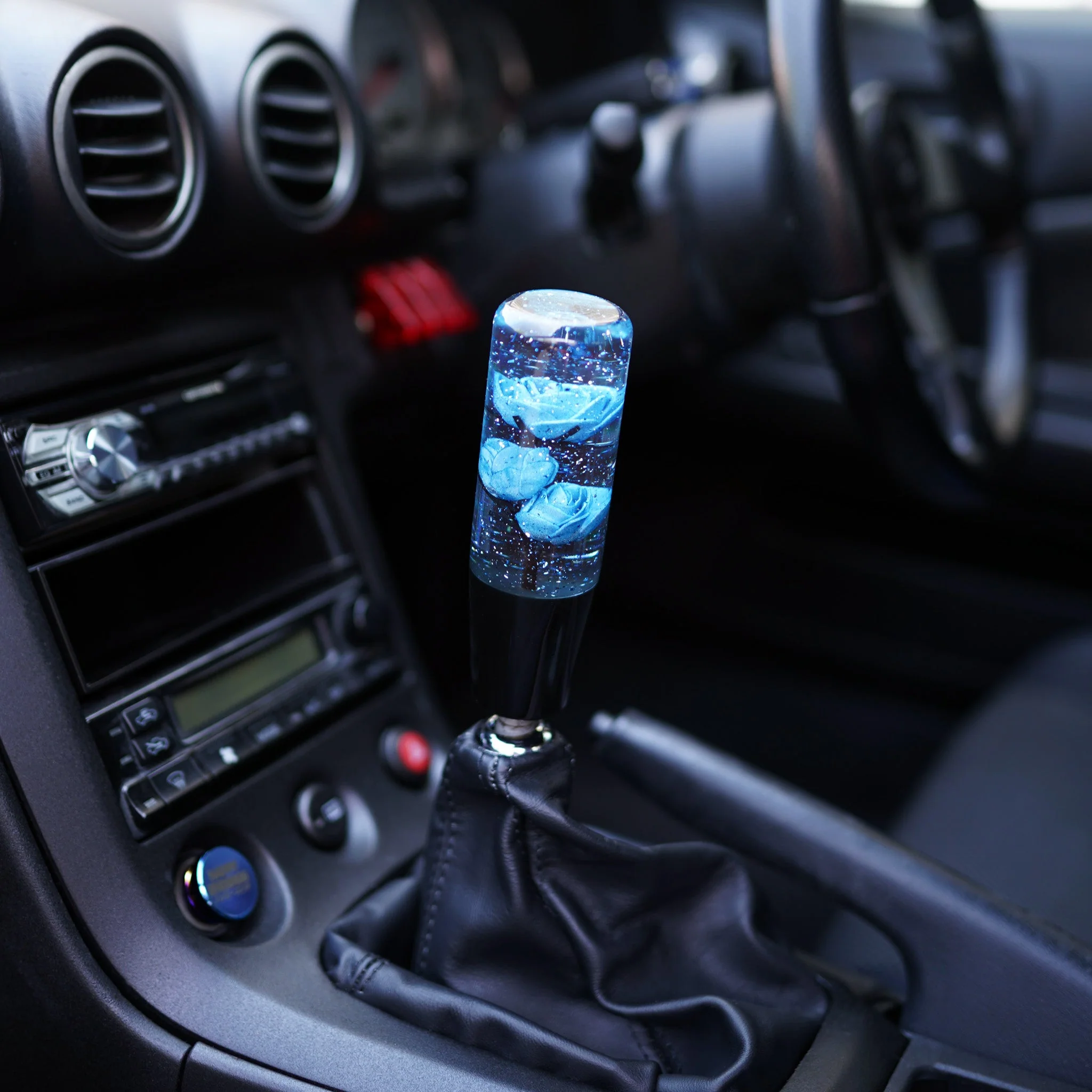 Shift Knob - Sparkling Roses (Blueberry) - Image 3