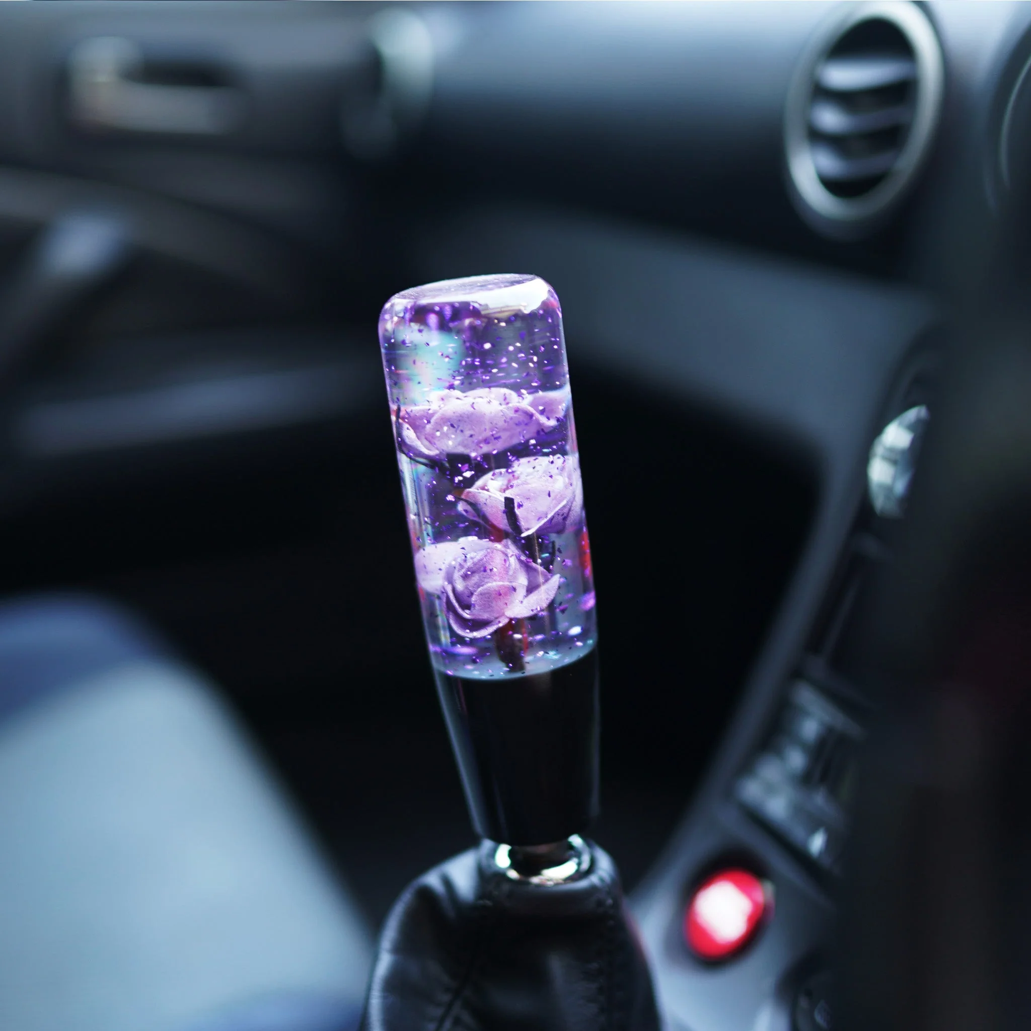 Shift Knob - Sparkling Roses (Violet) - Image 3