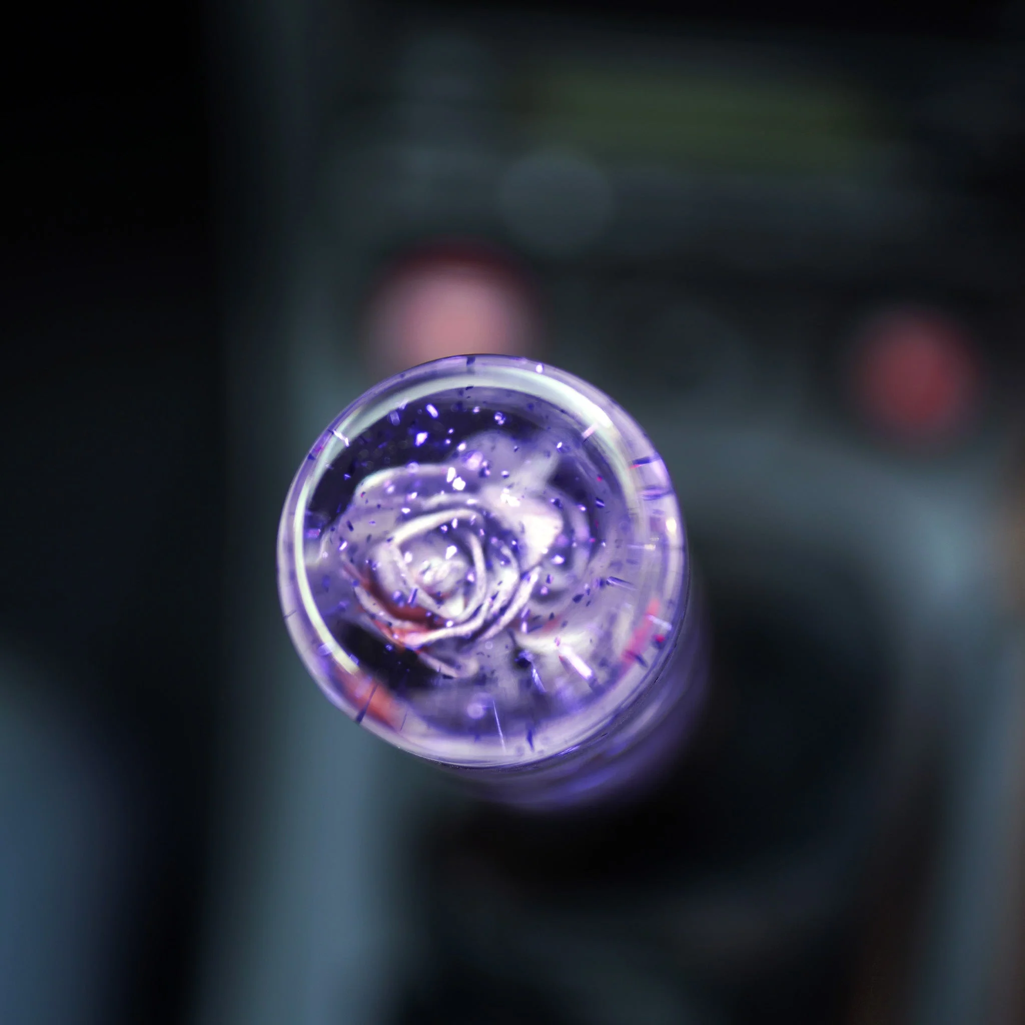 Shift Knob - Sparkling Roses (Violet) - Image 4