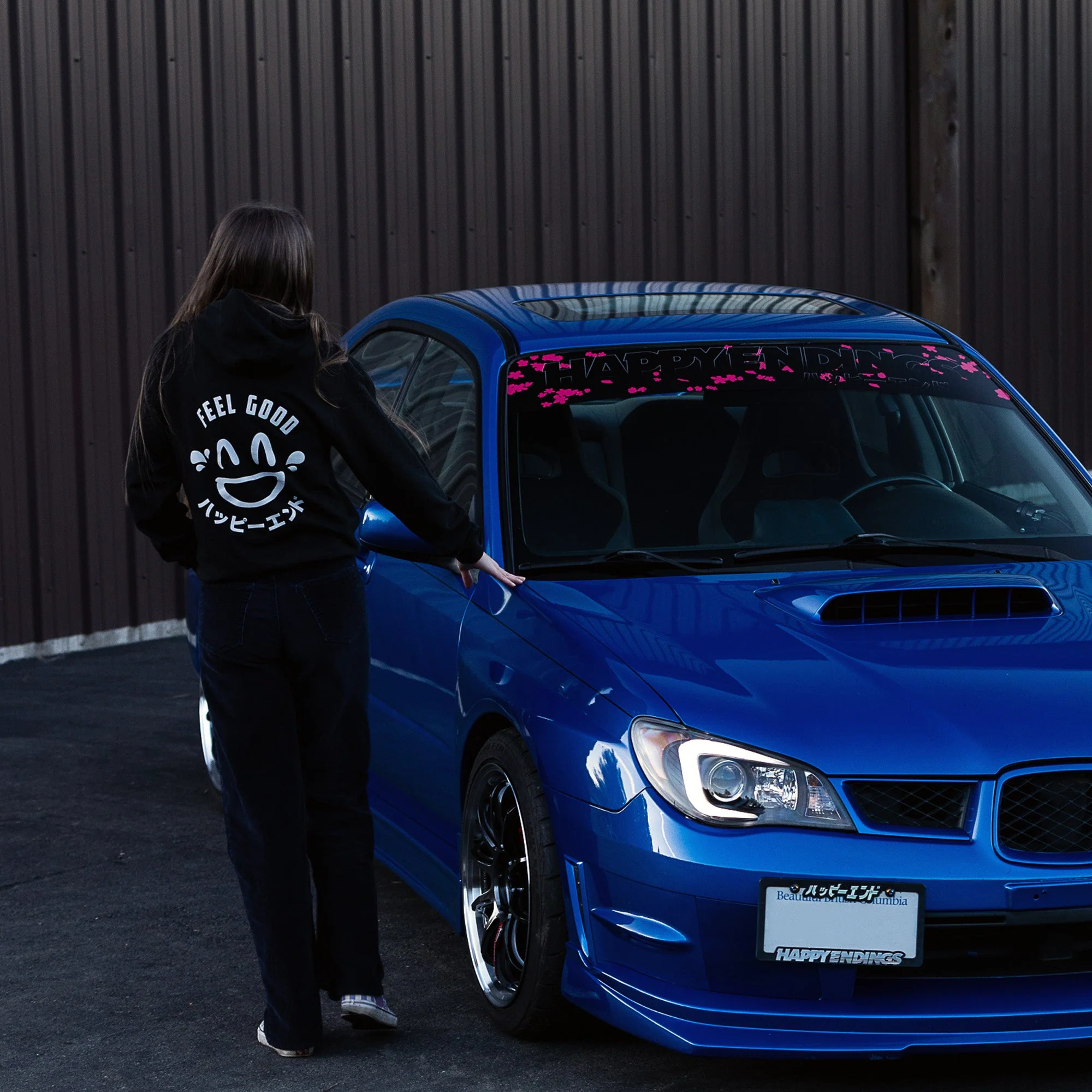 Windshield Banner - Ghosted Cherry Blossoms 60" (Air Release) - Image 4
