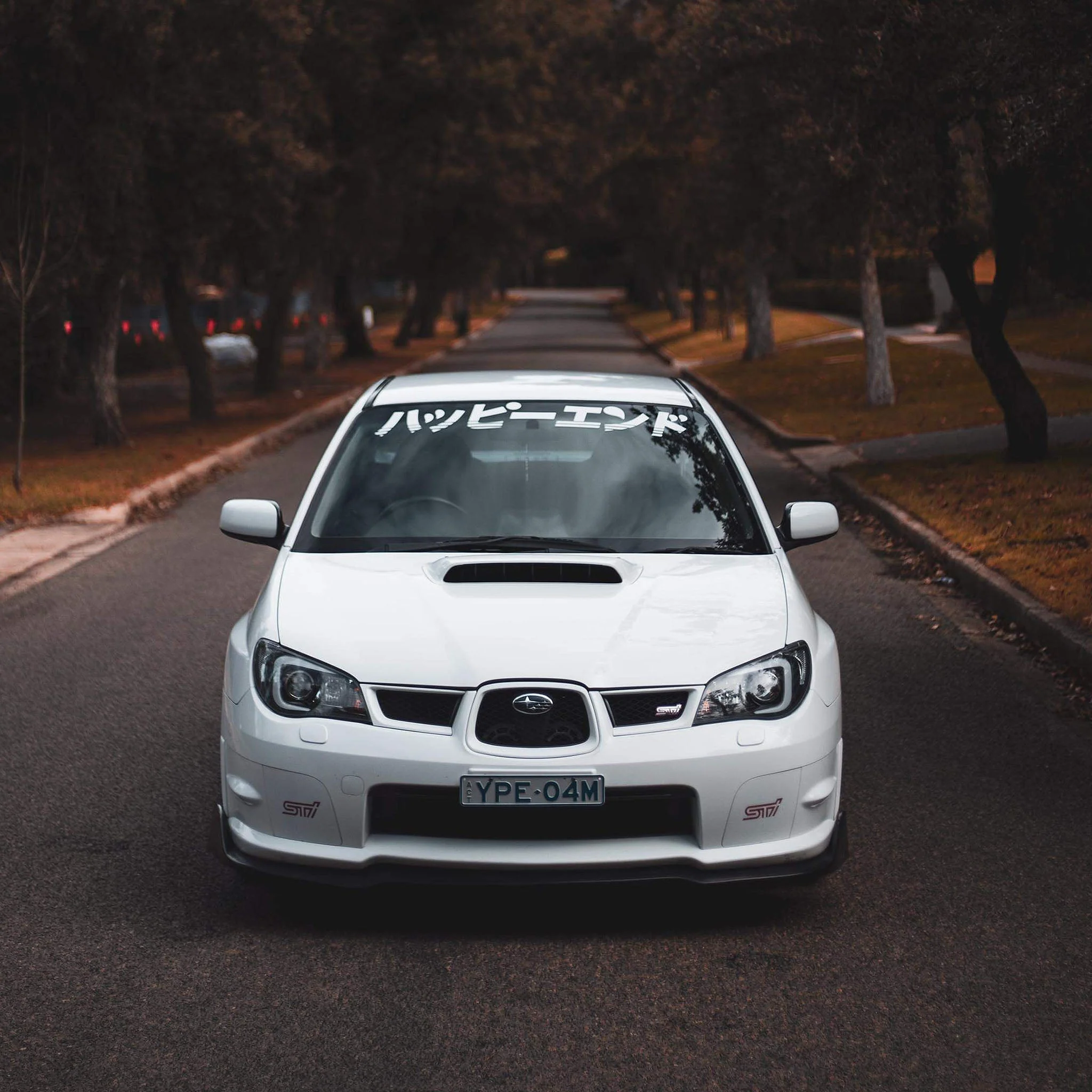 Windshield Banner - Happy in Japanese 40" - Image 7