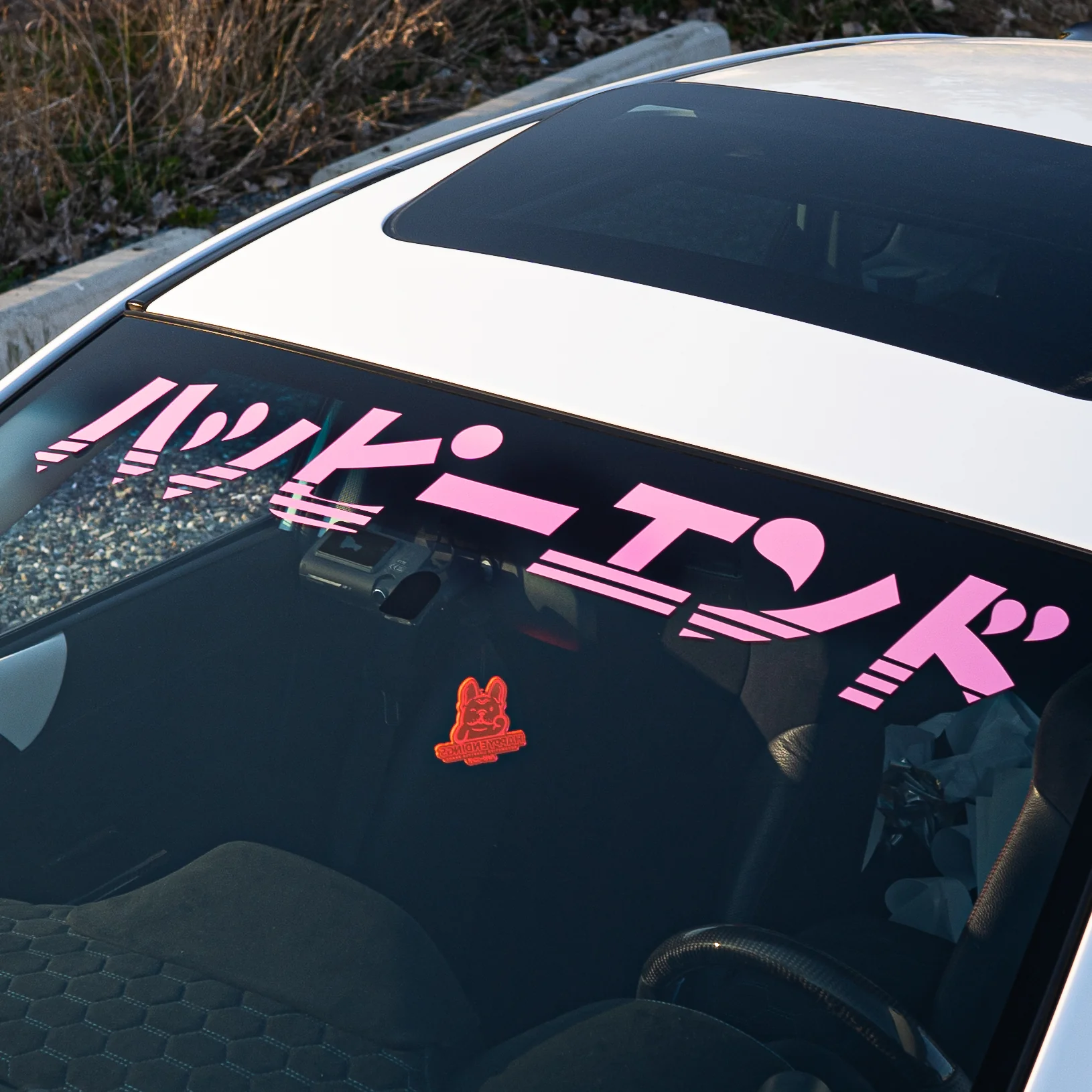 Windshield Banner - Happy in Japanese 40" - Image 8