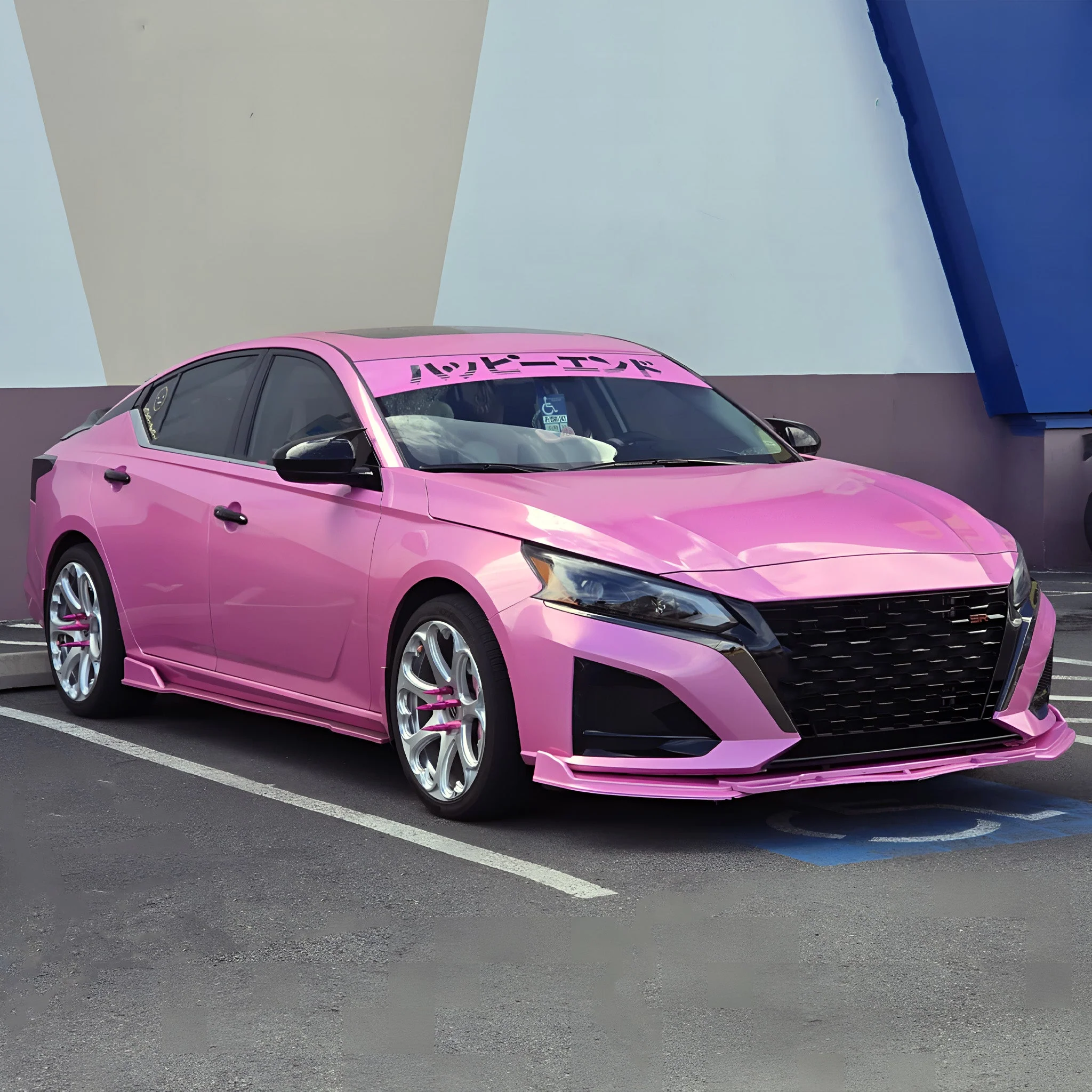 Windshield Banner - Happy in Japanese 60" (Cut-Out Letters) - Image 6