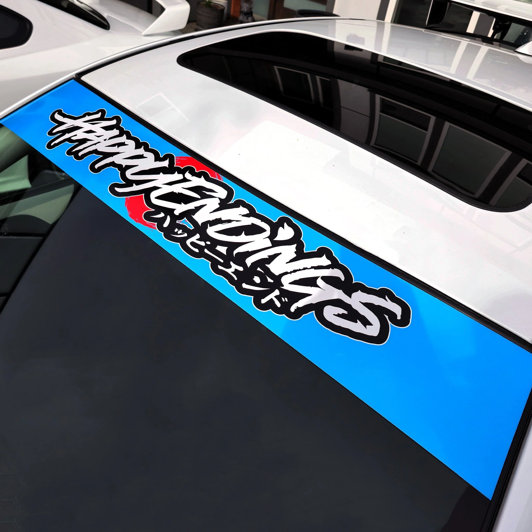 Windshield Banner - Happy Rising Sun 60" (Air Release) - Image 3